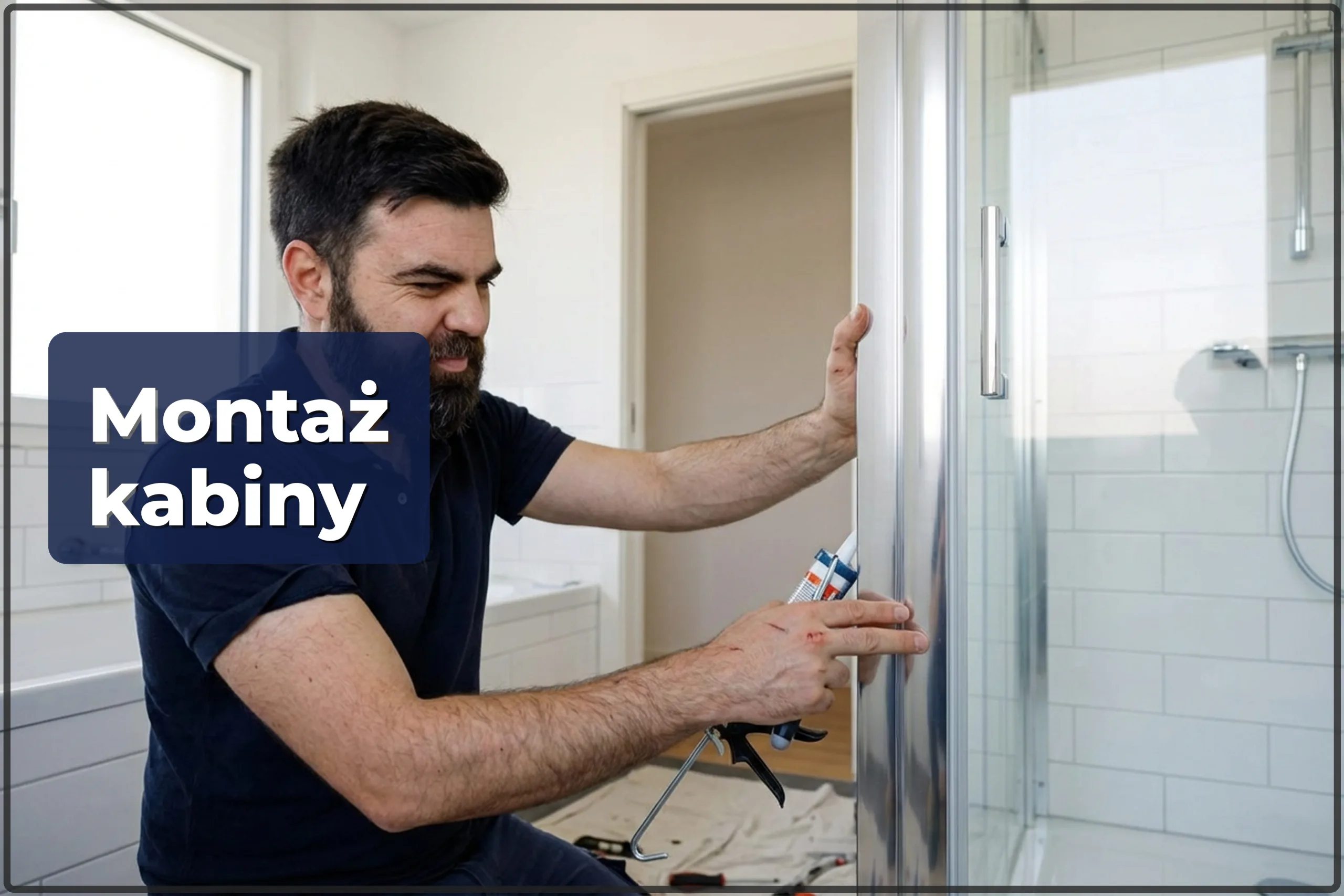 Montaż kabiny prysznicowej w Warszawie — składanie i podłączenie — HandyMan24 Warszawa