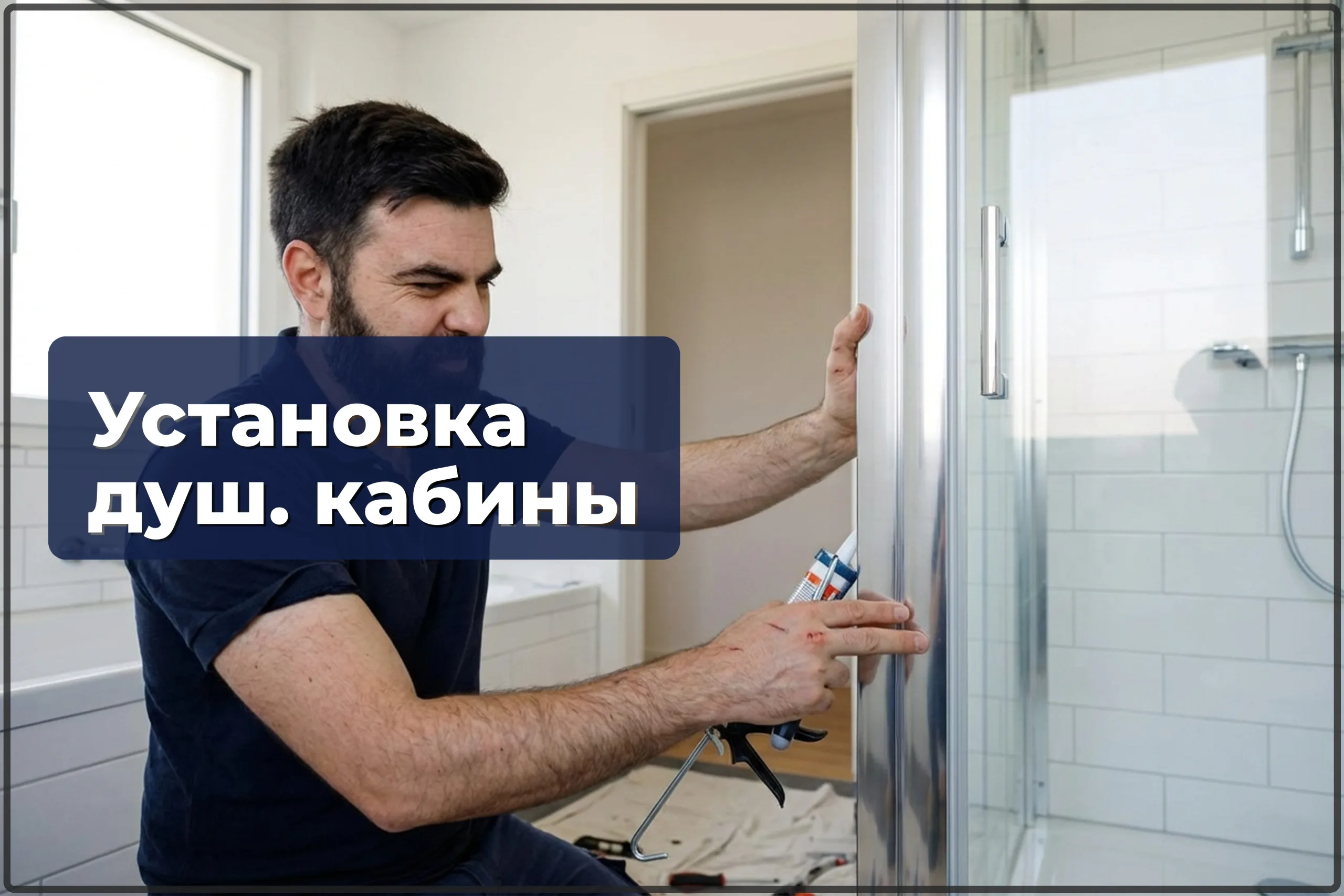 Установка душевой кабины в Варшаве — сборка и подключение — HandyMan24 Варшава