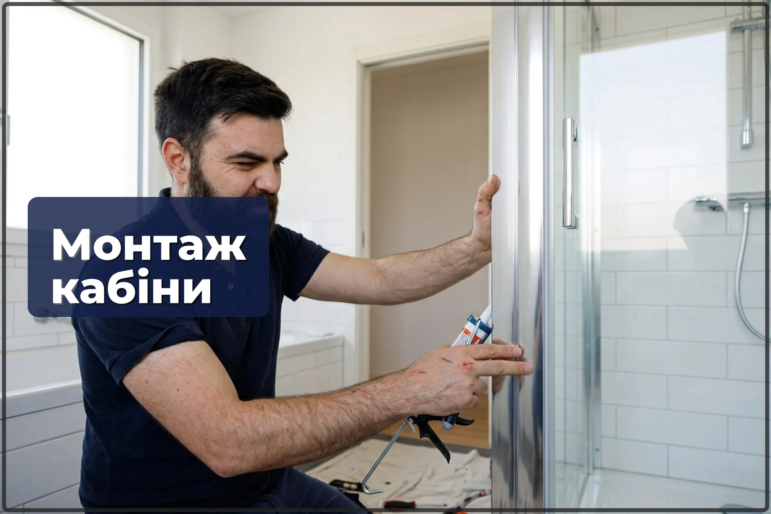 Встановлення душової кабіни у Варшаві — збірка та підключення — HandyMan24 Варшава