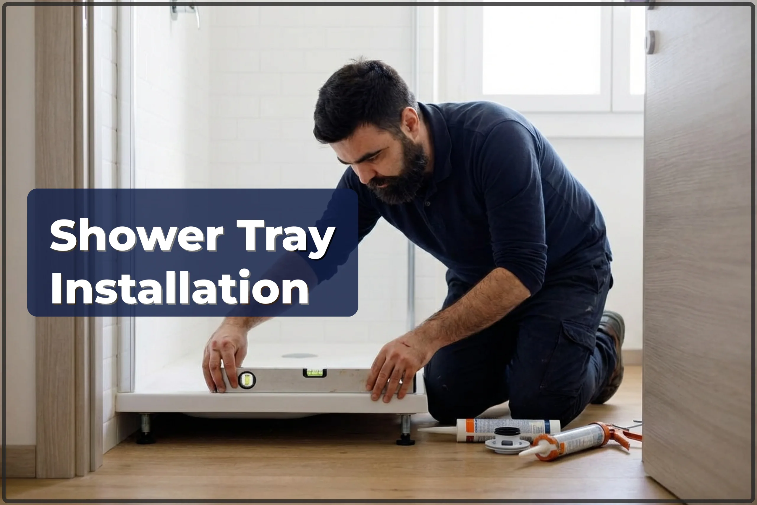 Shower Tray Installation in Warsaw — Mounting and Drain Connection — HandyMan24 Warsaw