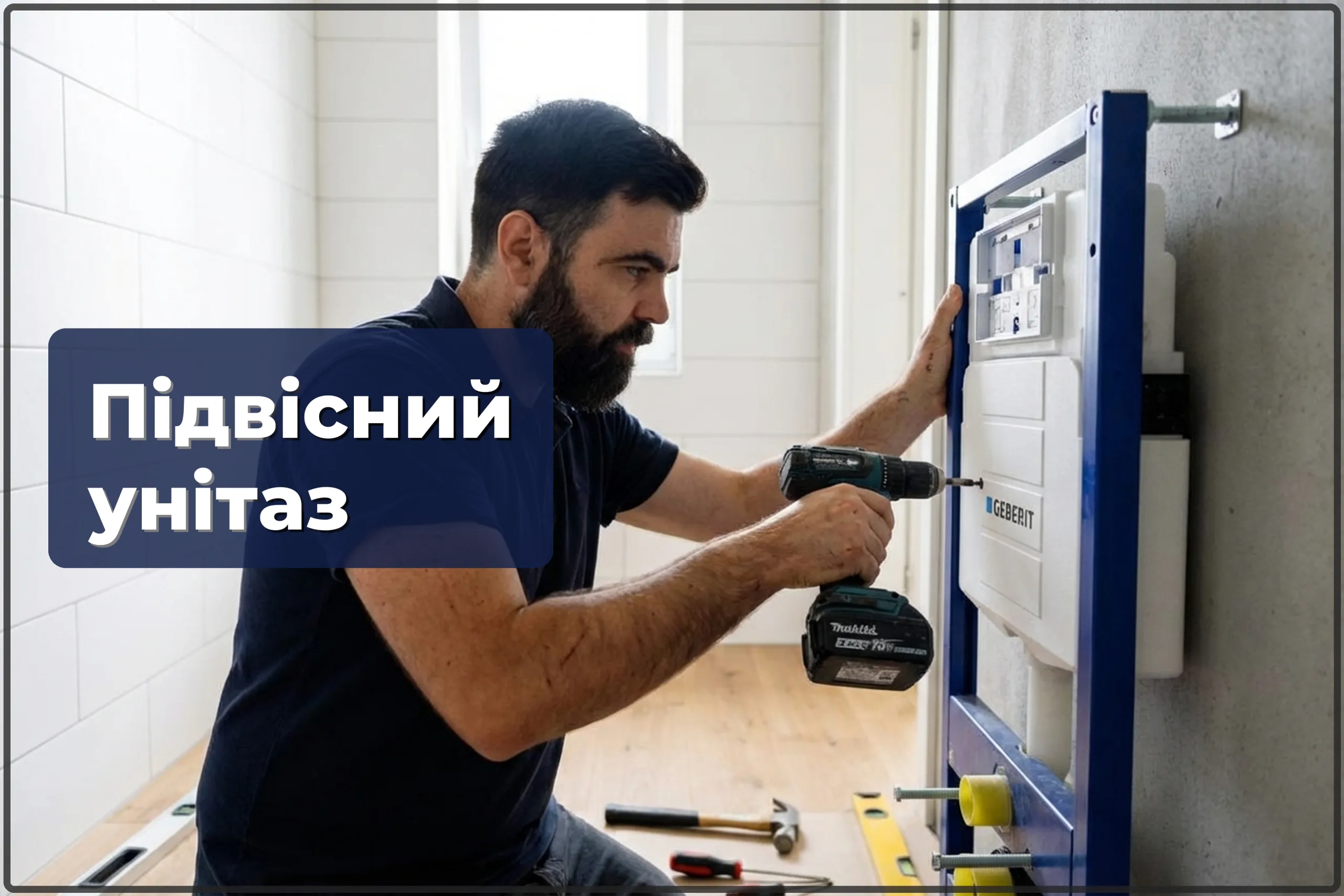 Монтаж підвісного унітазу у Варшаві — встановлення інсталяції та чаші — HandyMan24 Варшава