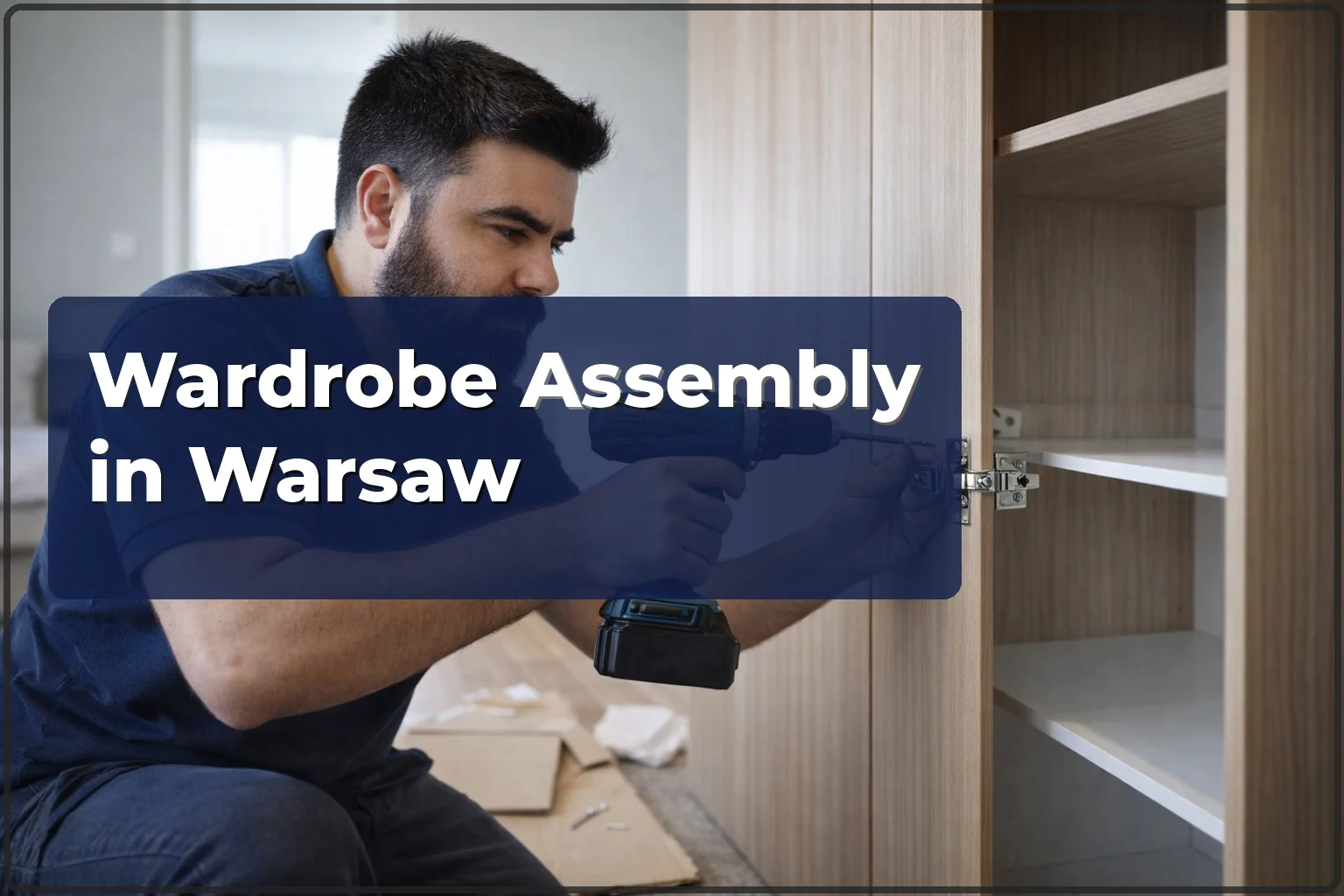 Freestanding Wardrobe Assembly in Warsaw: One Visit, Doors Aligned