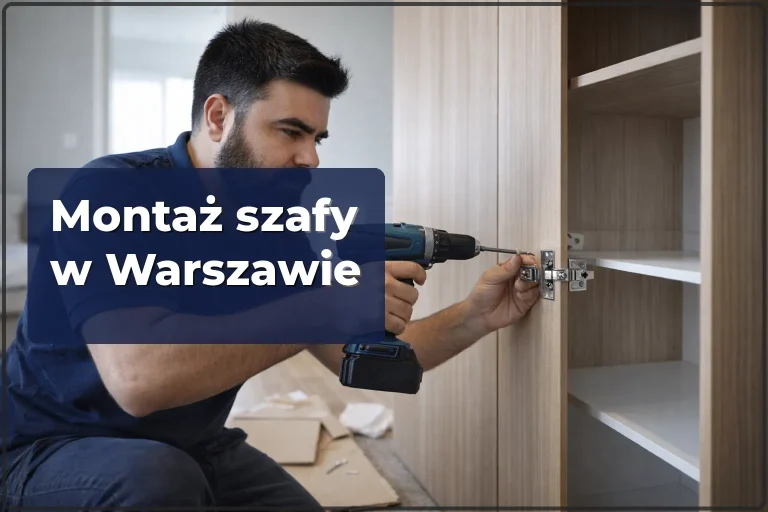 Montaż szafy wolnostojącej w Warszawie — profesjonalnie i w jeden dzień