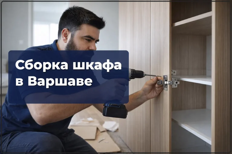 Сборка шкафа в Варшаве — профессионально, аккуратно, за один визит