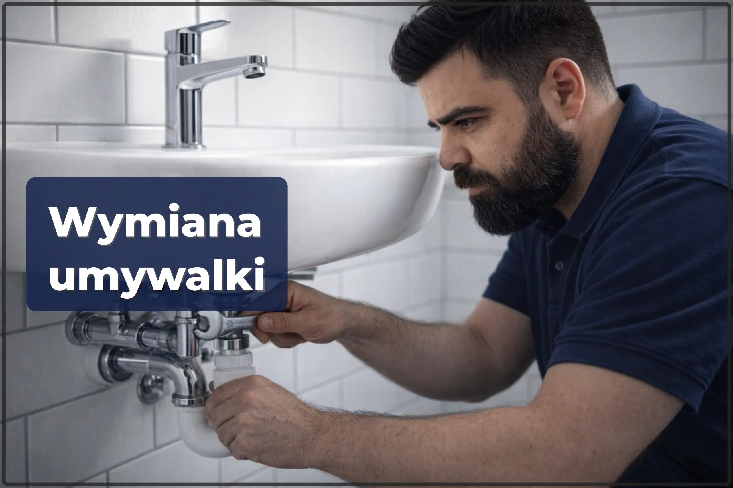 Wymiana umywalki w Warszawie — demontaż starej i montaż nowej — HandyMan24 Warszawa