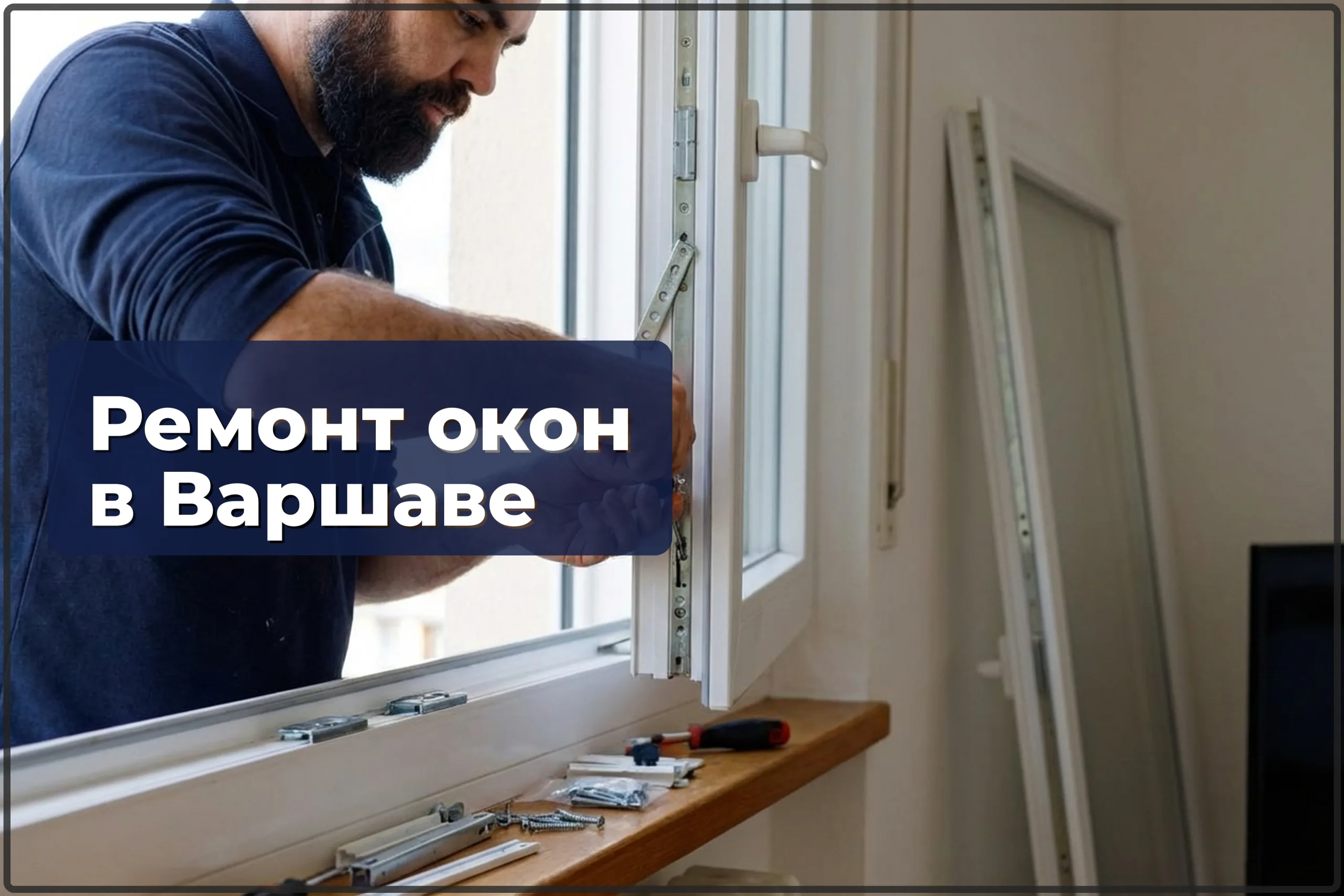 Ремонт окон в Варшаве — замена фурнитуры, механизмов и стеклопакетов — HandyMan24 Варшава