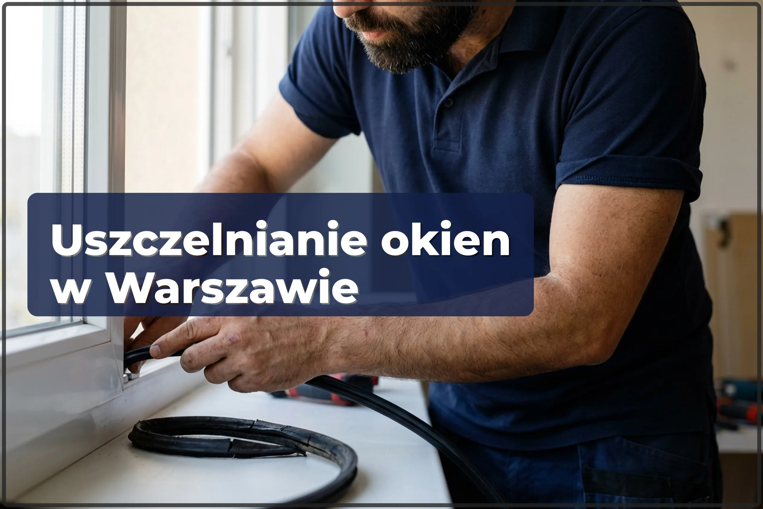 Uszczelnianie okien w Warszawie — wymiana uszczelek i eliminacja przeciągów — HandyMan24 Warszawa