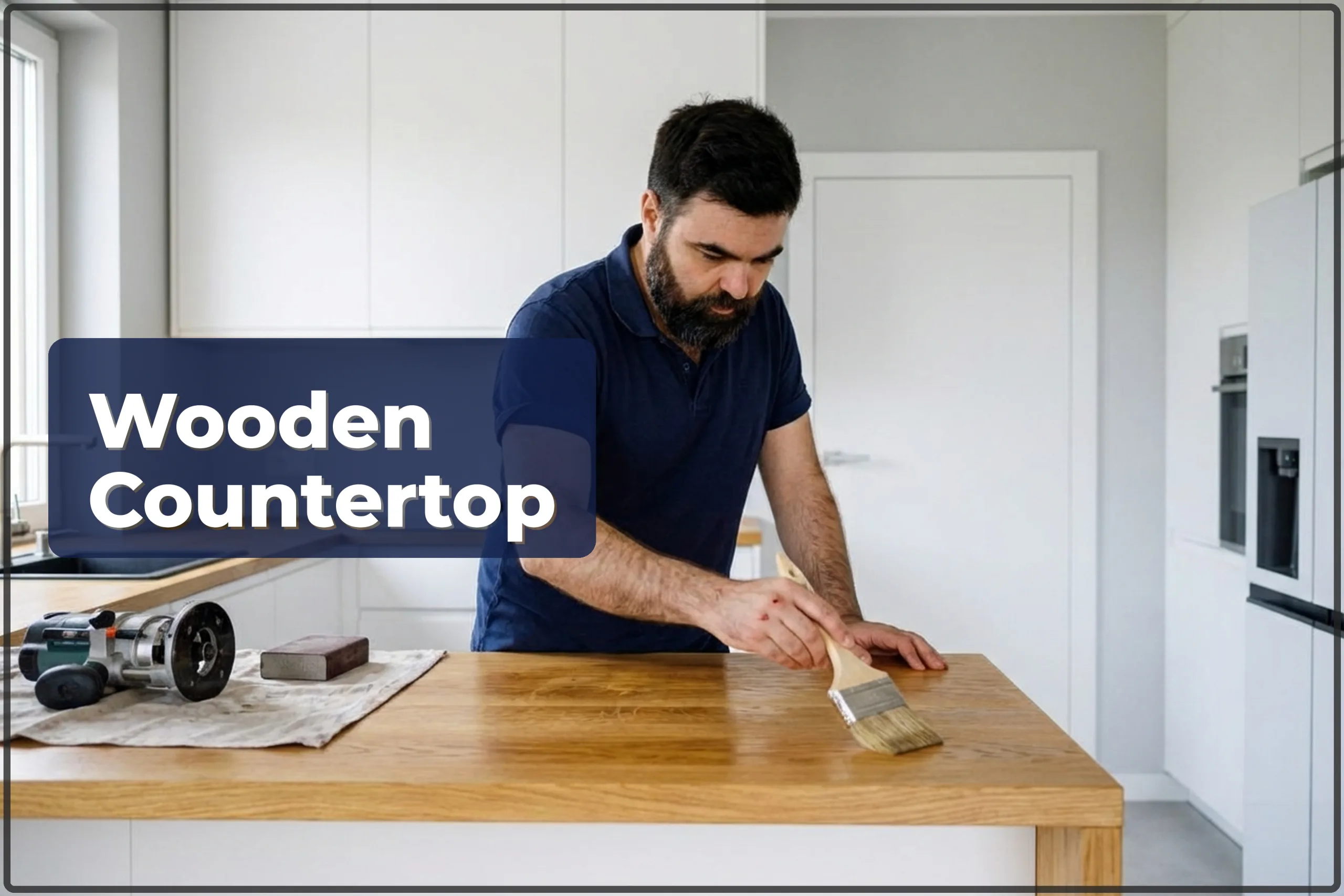 Wooden Countertop Installation in Warsaw — Oak, Beech, Ash — HandyMan24 Warsaw