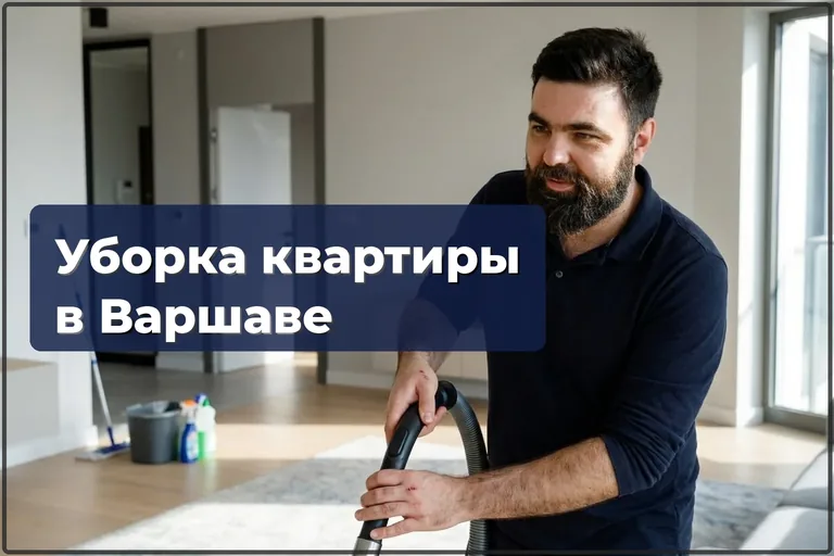 Уборка квартиры, гаража и подвала в Варшаве