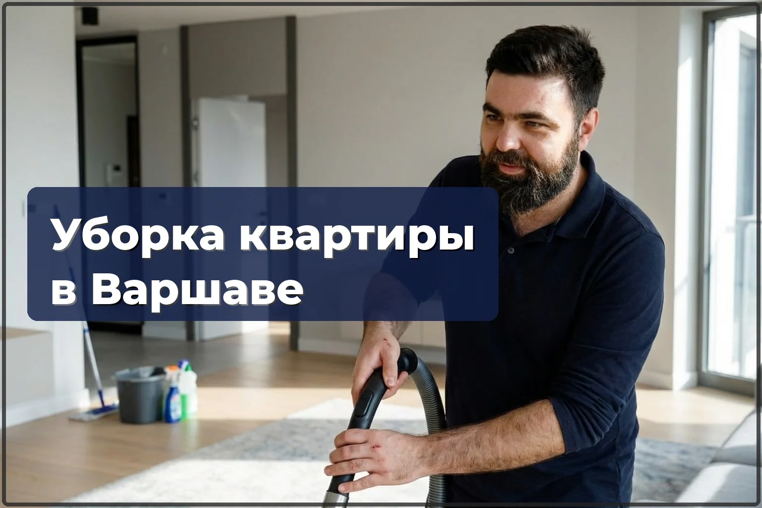 Уборка квартиры, гаража и подвала в Варшаве