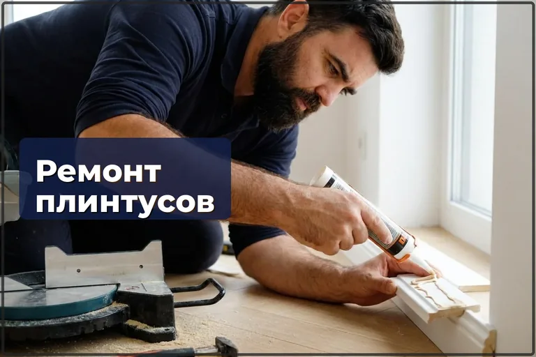 Ремонт плинтусов в Варшаве: починка и замена повреждённых участков