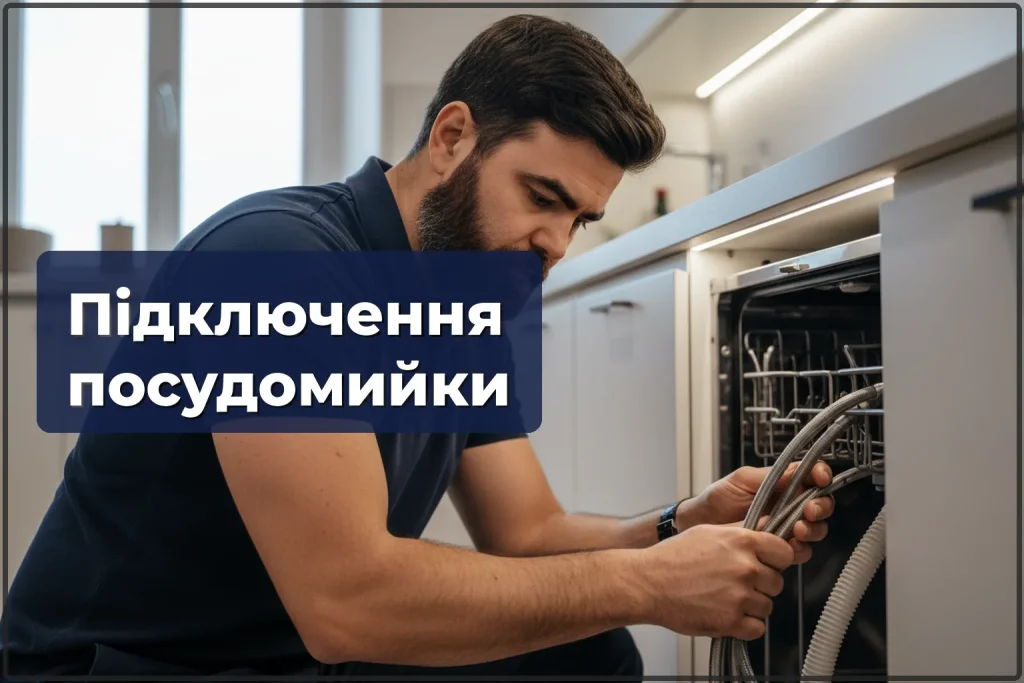 Підключення посудомийної машини у Варшаві — технічний сервіс — HandyMan24 Варшава