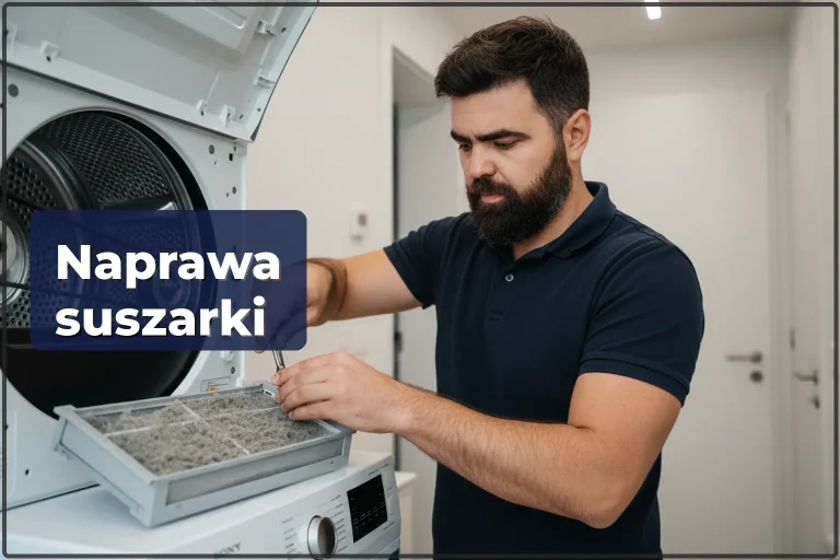 Naprawa suszarki do ubrań w Warszawie — Bosch, Miele, Samsung