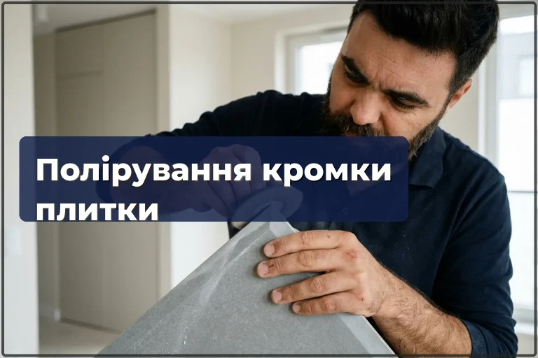 Полірування та обробка кромки плитки у Варшаві