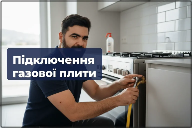 Підключення газової плити у Варшаві