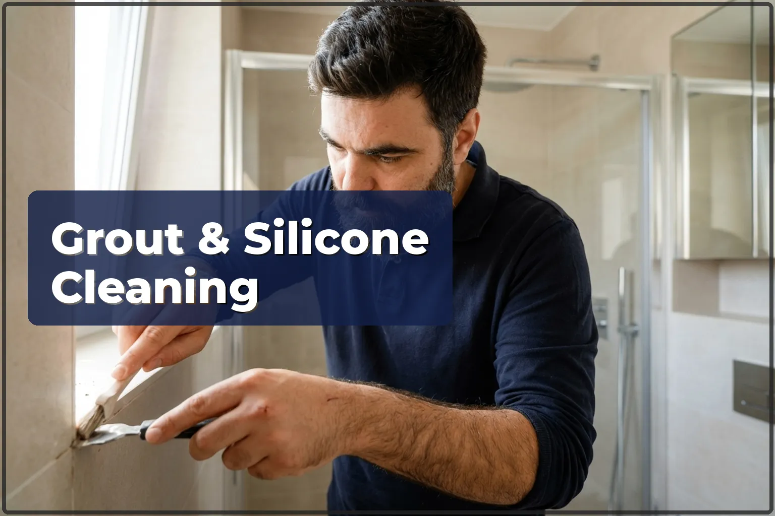 Grout cleaning and silicone replacement in Warsaw