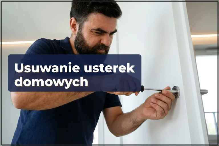 Usuwanie usterek domowych w Warszawie — cieknący kran, zepsuta klamka, skrzypiące drzwi