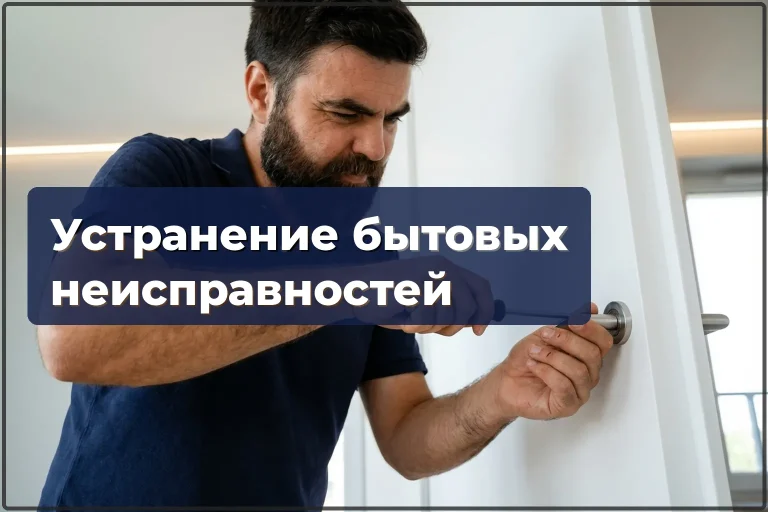 Устранение бытовых неисправностей в Варшаве — текущий кран, сломанная ручка, скрипящая дверь