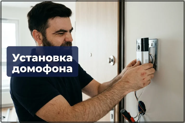 Установка домофона и видеодомофона в Варшаве