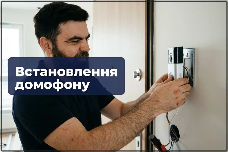 Встановлення домофону та відеодомофону у Варшаві