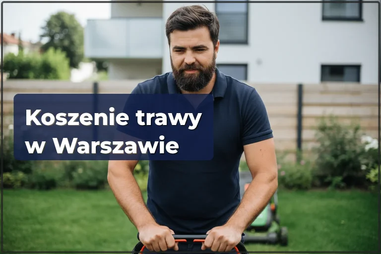 Koszenie trawy w Warszawie