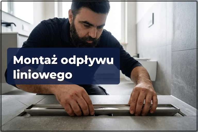 Montaż odpływu liniowego w Warszawie – fachowa instalacja kratki prysznicowej