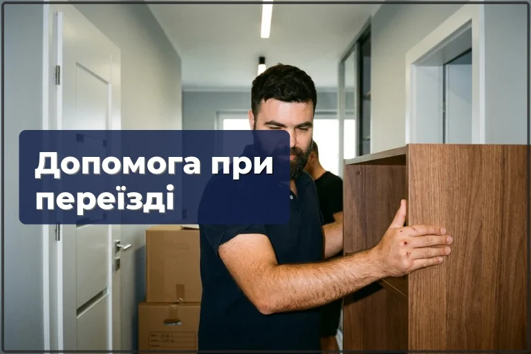 Допомога при переїзді у Варшаві — вантажники, розбирання та збирання меблів