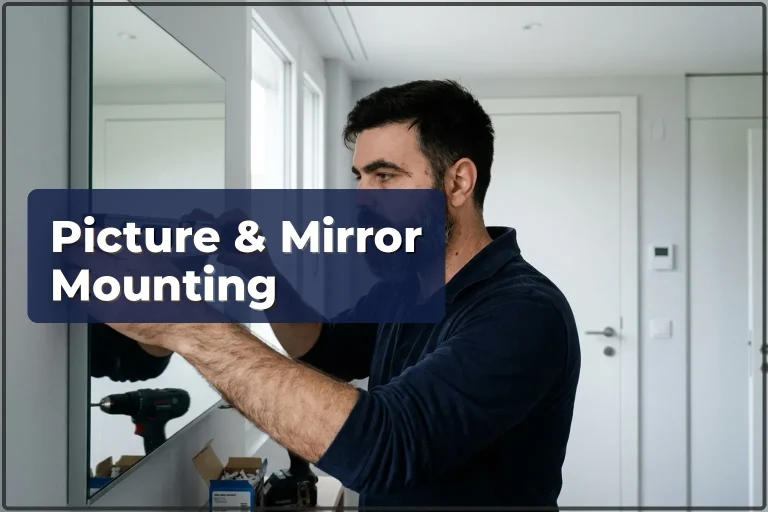 Picture and Mirror Mounting in Warsaw — Secure Installation Without Damage