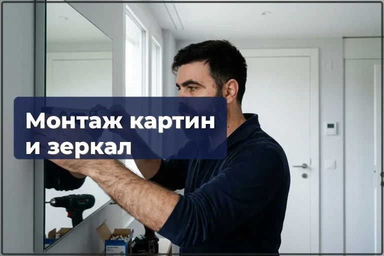 Монтаж картин и зеркал в Варшаве — надёжное крепление без повреждений