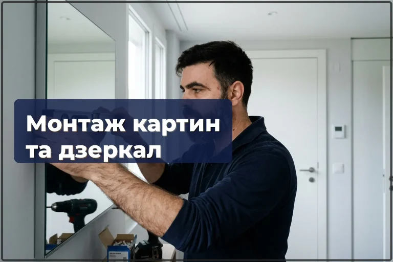 Монтаж картин і дзеркал у Варшаві — надійне кріплення без пошкоджень