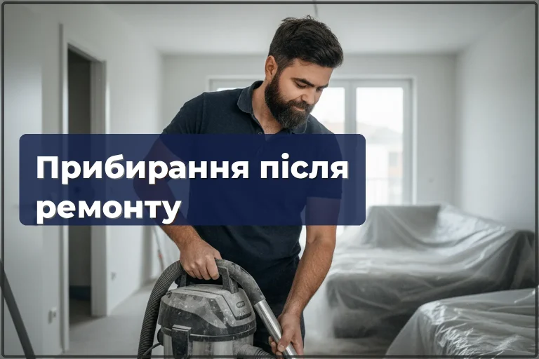 Прибирання після ремонту у Варшаві