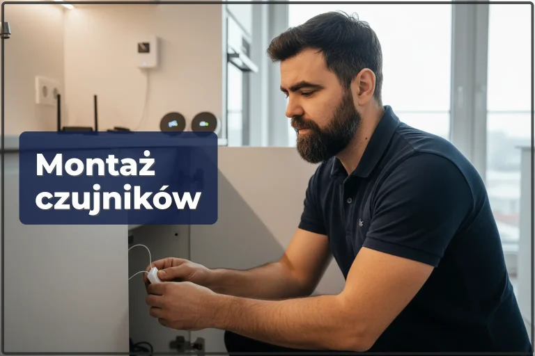 Montaż czujników wycieku i ruchu w Warszawie