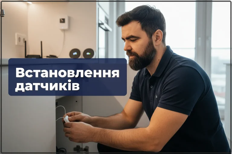 Встановлення датчиків протікання та руху у Варшаві