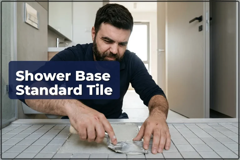Shower Base Tiling with Standard Tile in Warsaw