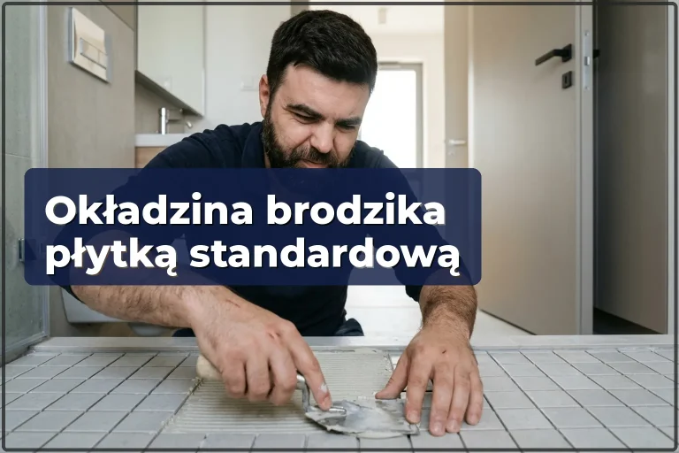 Okładzina brodzika płytką standardową w Warszawie