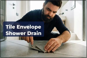 Tile Envelope for Shower Drain in Warsaw — Slope to Point Drain — HandyMan24 Warsaw