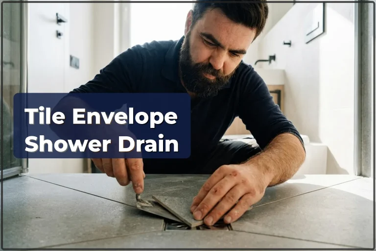 Tile Envelope for Shower Drain in Warsaw — Slope to Point Drain