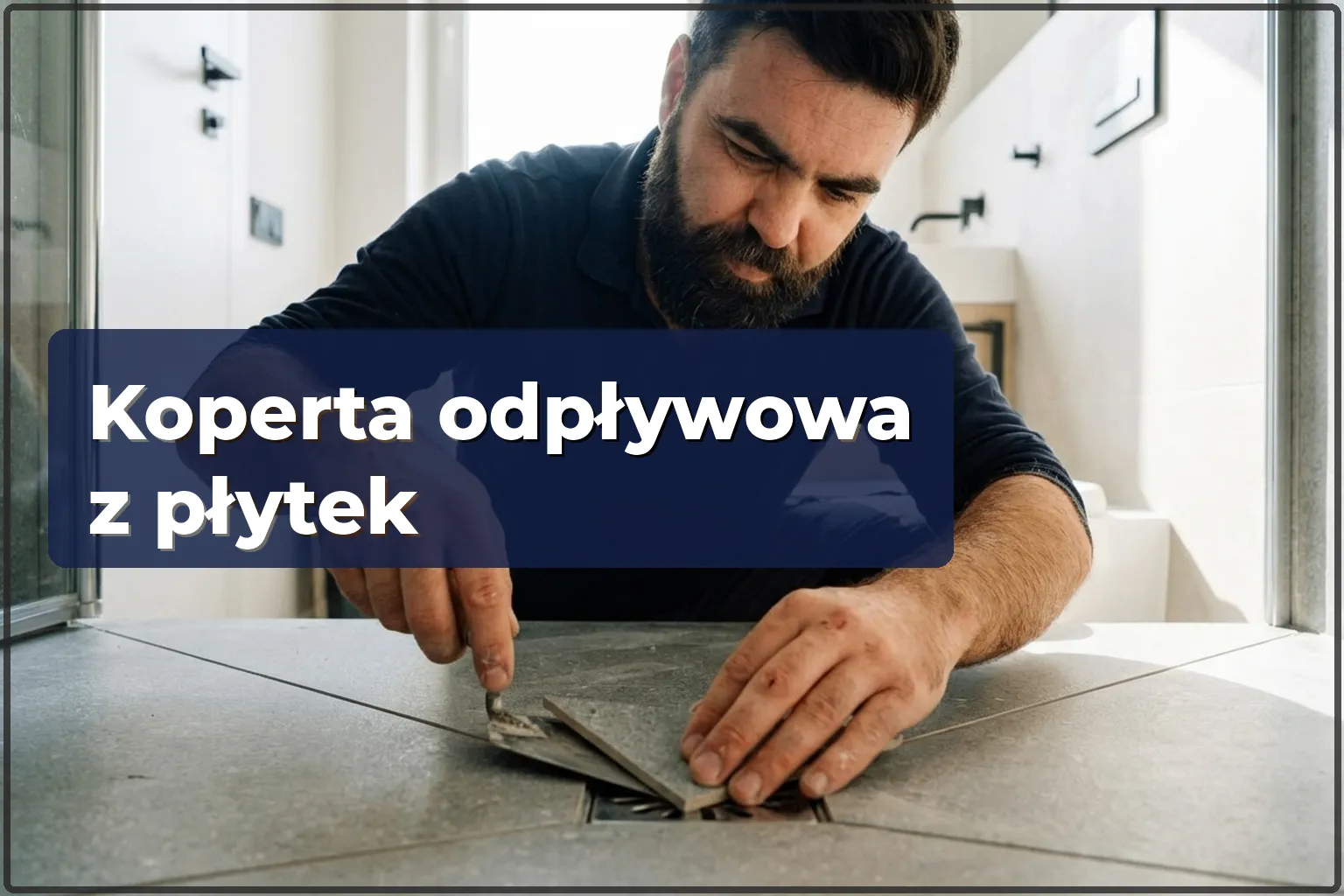 Koperta odpływowa z płytek w Warszawie: spadek do kratki, cennik