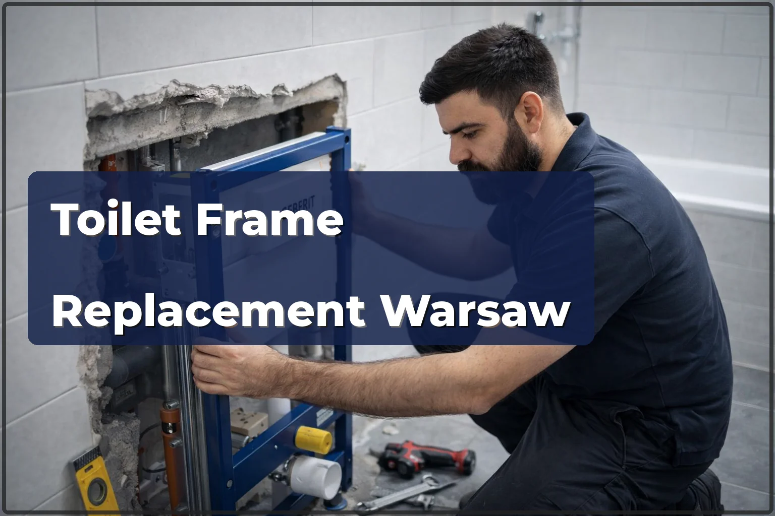 Concealed Toilet Frame Replacement in Warsaw