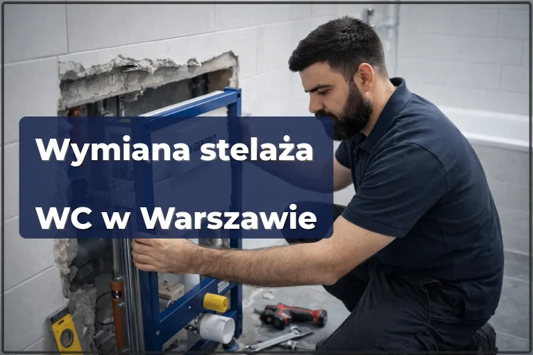Wymiana stelaża podtynkowego WC w Warszawie