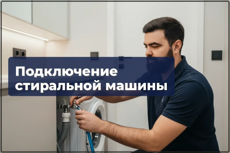 Подключение стиральной машины в Варшаве