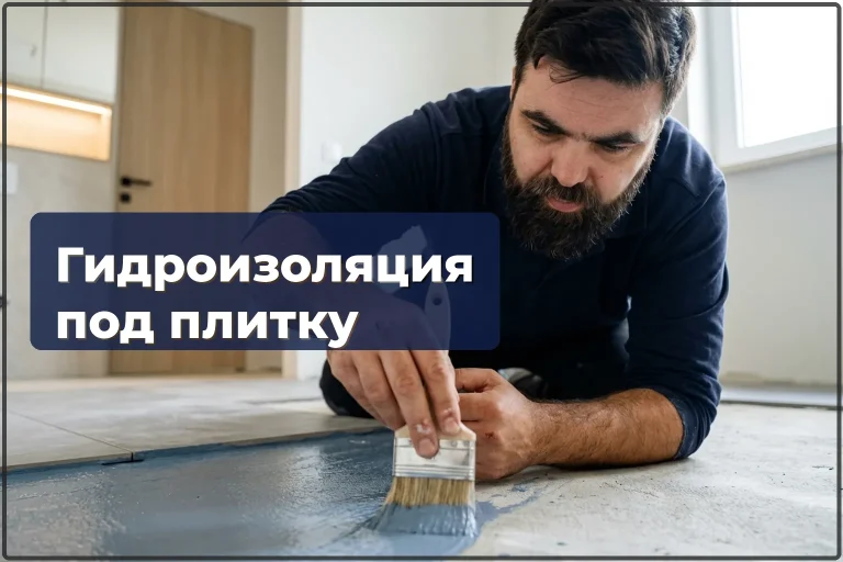 Гидроизоляция под плитку в Варшаве — защита от протечек
