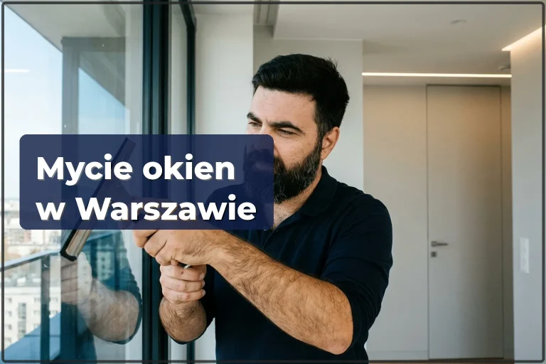 Mycie okien w Warszawie — zwykłe i dachowe, bez smug