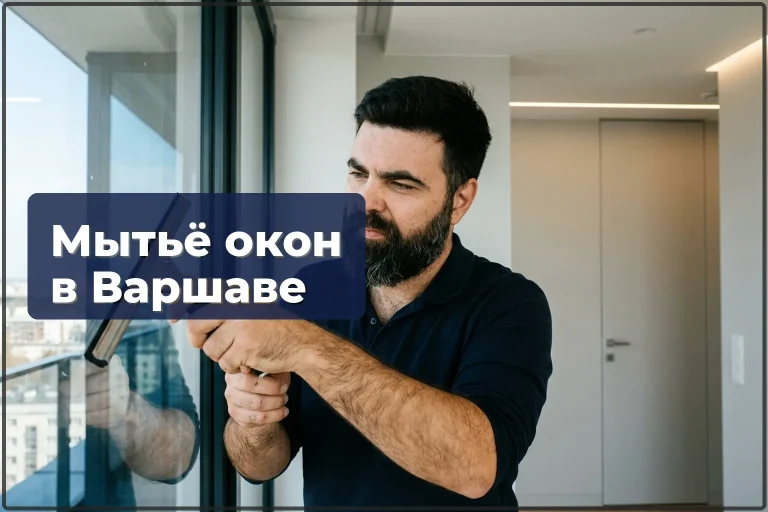 Мытьё окон в Варшаве — обычные и мансардные, без разводов