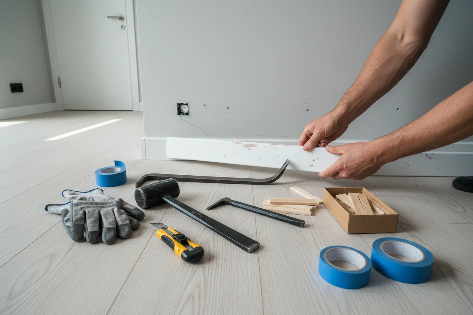 Baseboard removal in Warsaw: scope of work and quote