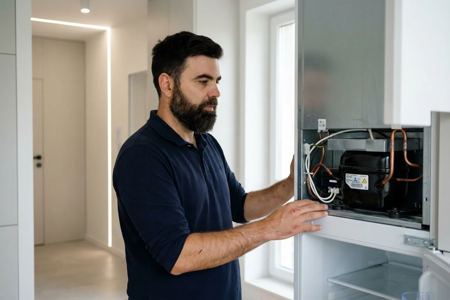Fridge Compressor Replacement in Warsaw: an example of finished work