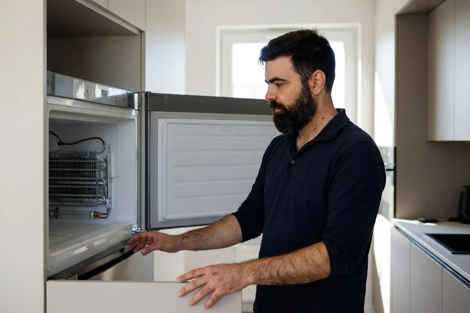 Fridge Defrost Heater Replacement in Warsaw: an example of finished work