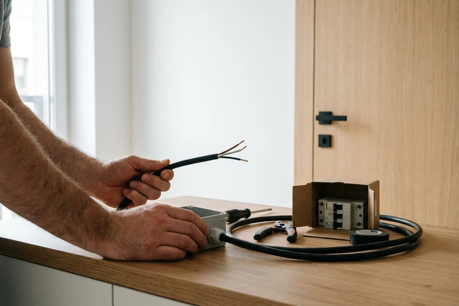 Electric cooker connection in Warsaw: before the work starts