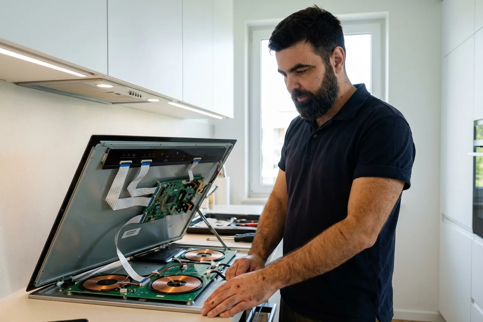 Electric Cooktop Electronics Repair in Warsaw: how it looks afterwards