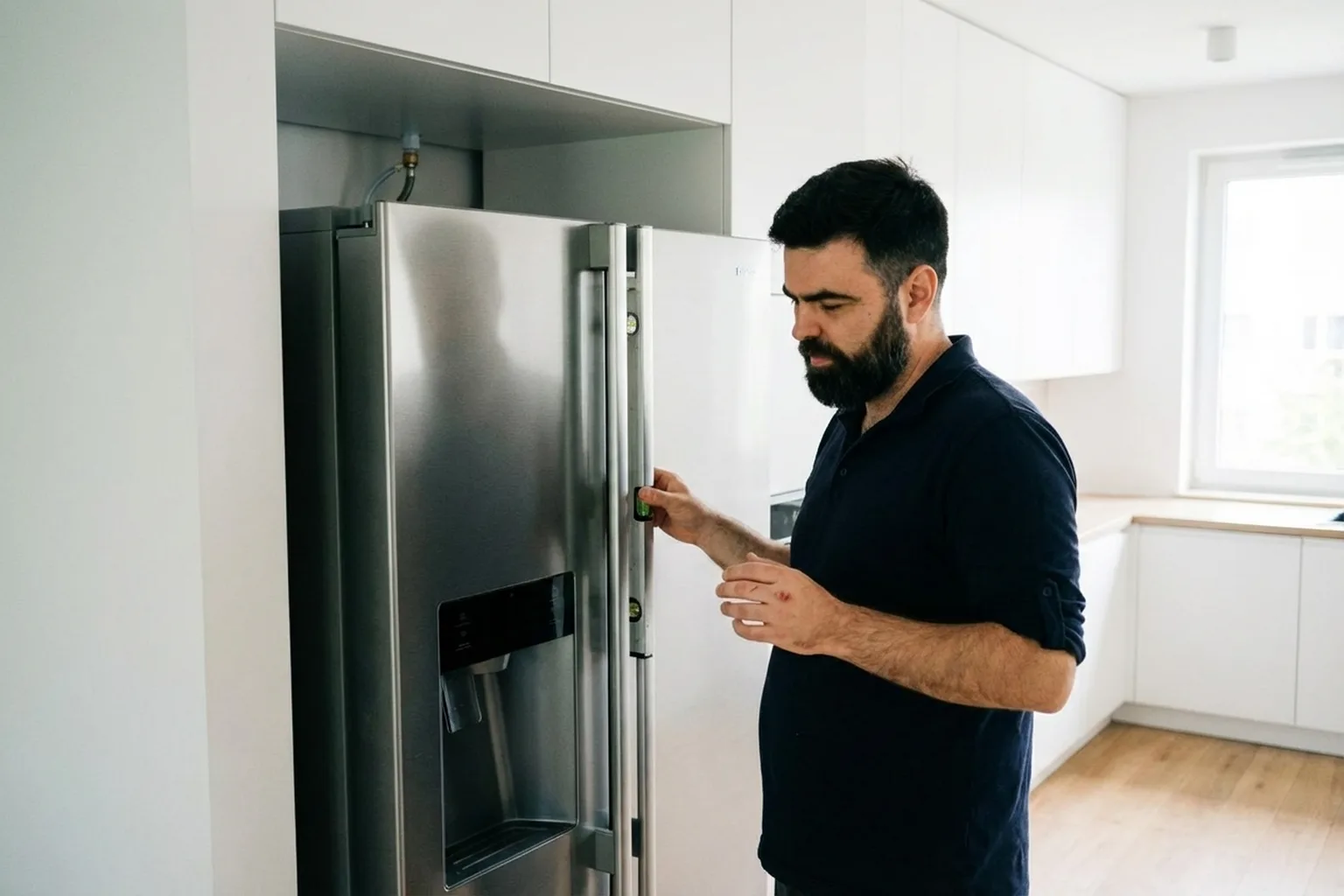 Fridge Connection in the Kitchen in Warsaw: a case in detail
